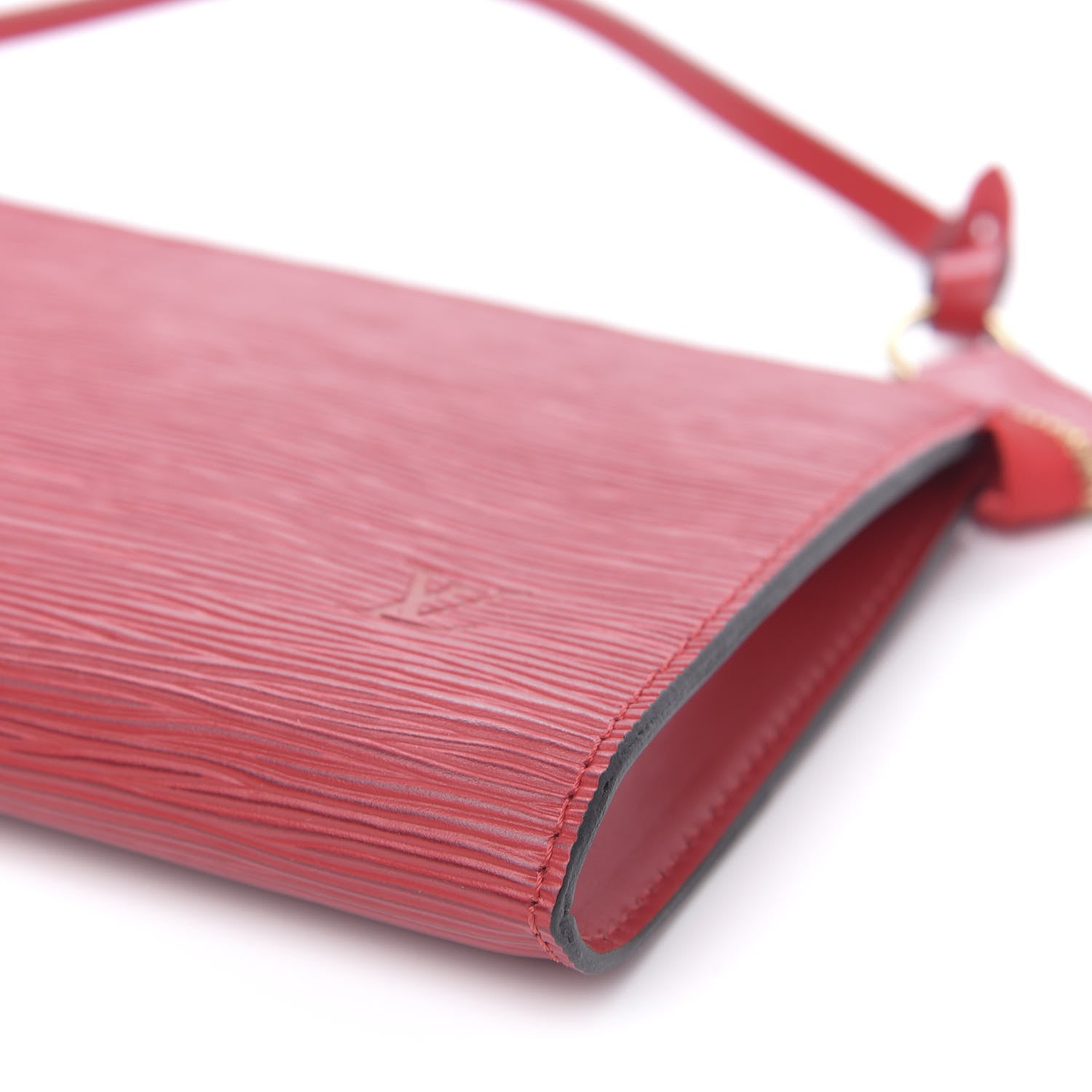 Louis Vuitton Epi Pochette Accessories 24 Castillan Red 7 of 9