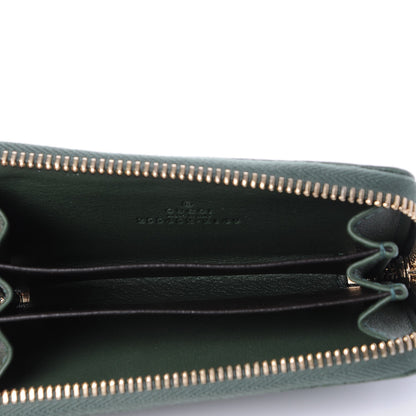 Gucci Soft Microguccissima Zip Around Card Case Marsh 6 of 7
