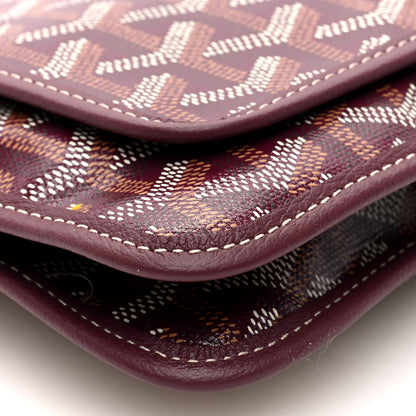 Goyard Goyardine Plumet Wallet Clutch Burgundy 10 of 11