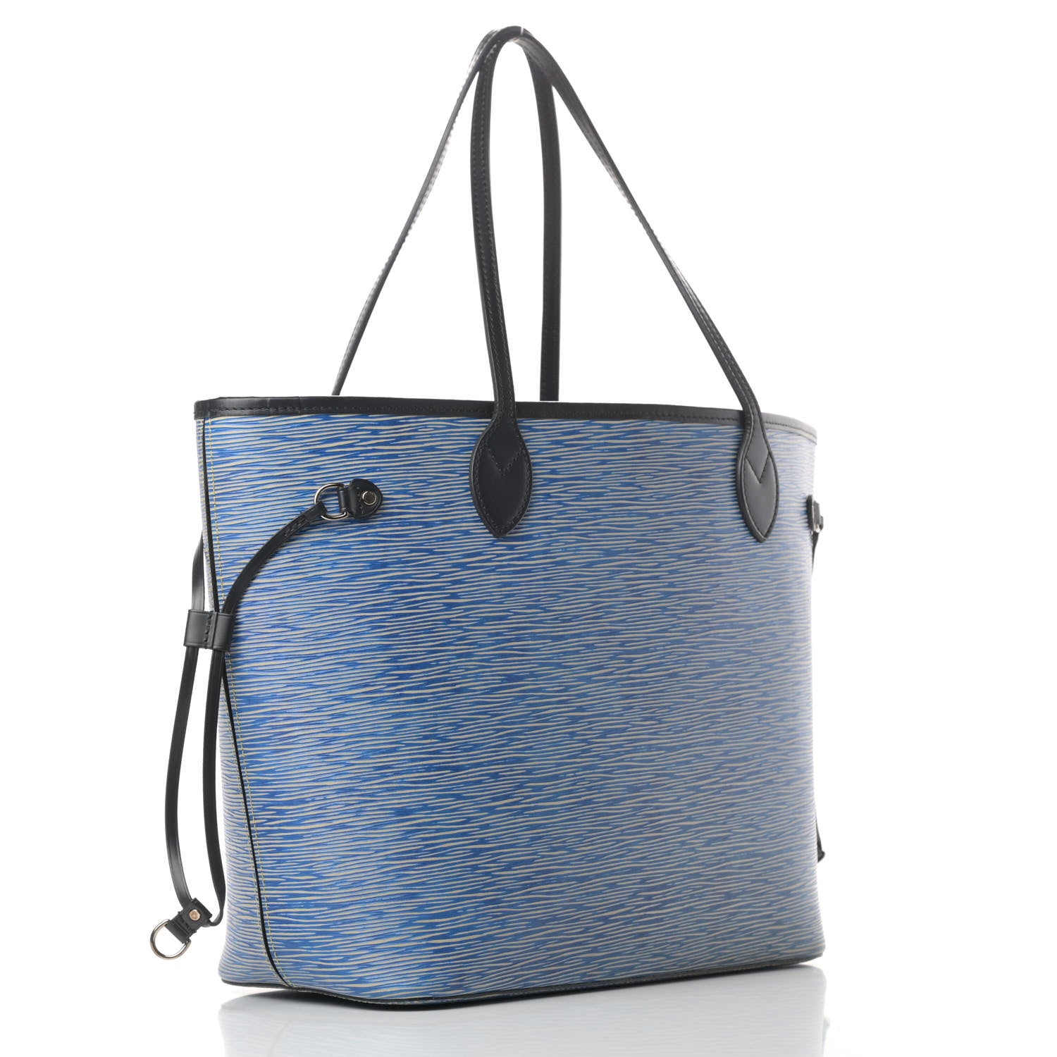 Louis Vuitton Epi Neverfull MM Denim Light 4 of 18