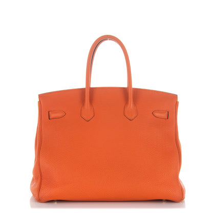 Hermes Togo Birkin 35 Orange 4 of 26