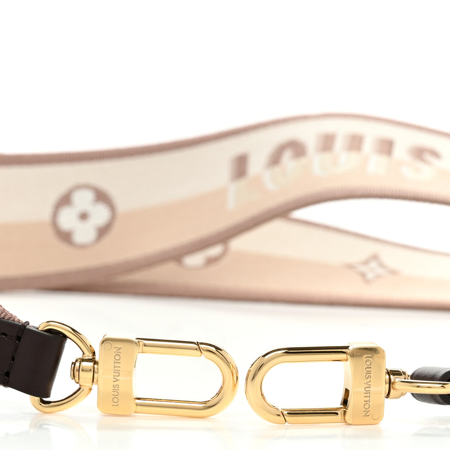 Jacquard Speedy Bandouliere 20 Shoulder Strap Beige Brown