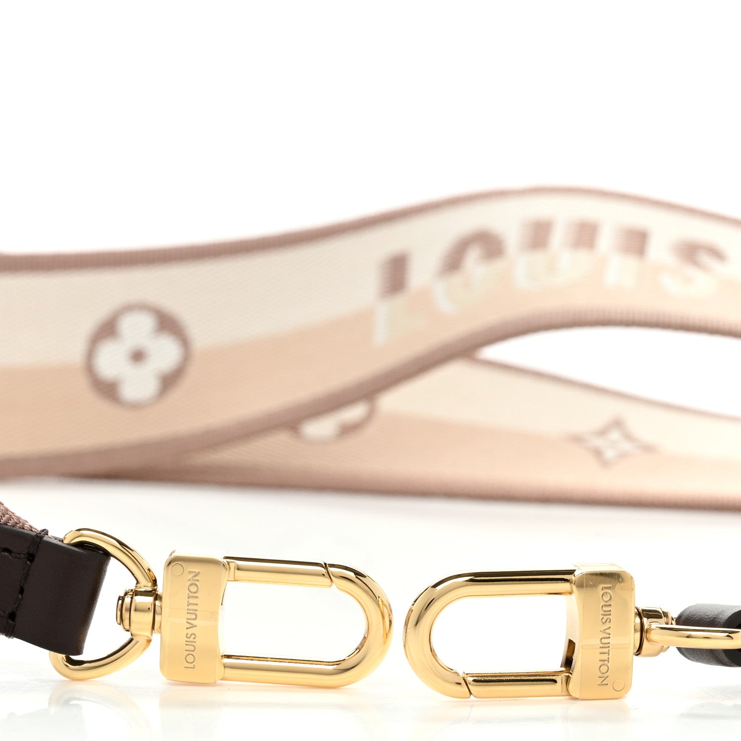 Louis Vuitton Jacquard Speedy Bandouliere 20 Shoulder Strap Beige Brown 3 of 4