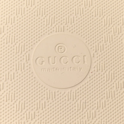 Gucci Terry Cloth GG Monogram Slide Sandals 36 Blue Red 7 of 10