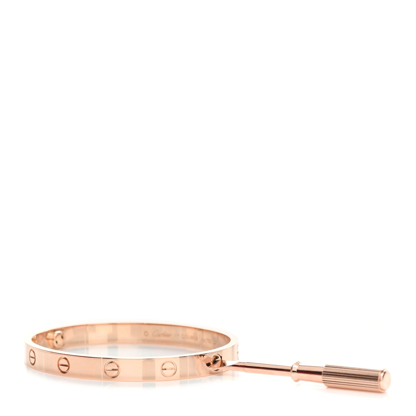 18K Pink Gold LOVE Bracelet 17