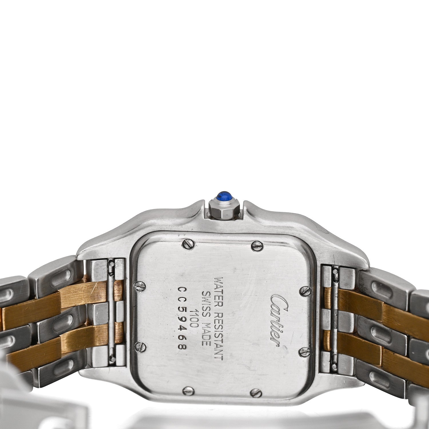Cartier Stainless Steel 18K Yellow Gold Diamond 27mm Panthere Quartz Watch 4 of 4