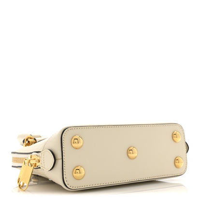 Gucci Boarded Plutone Calfskin Mini Horsebit 1955 Top Handle Bag Mystic White 4 of 11