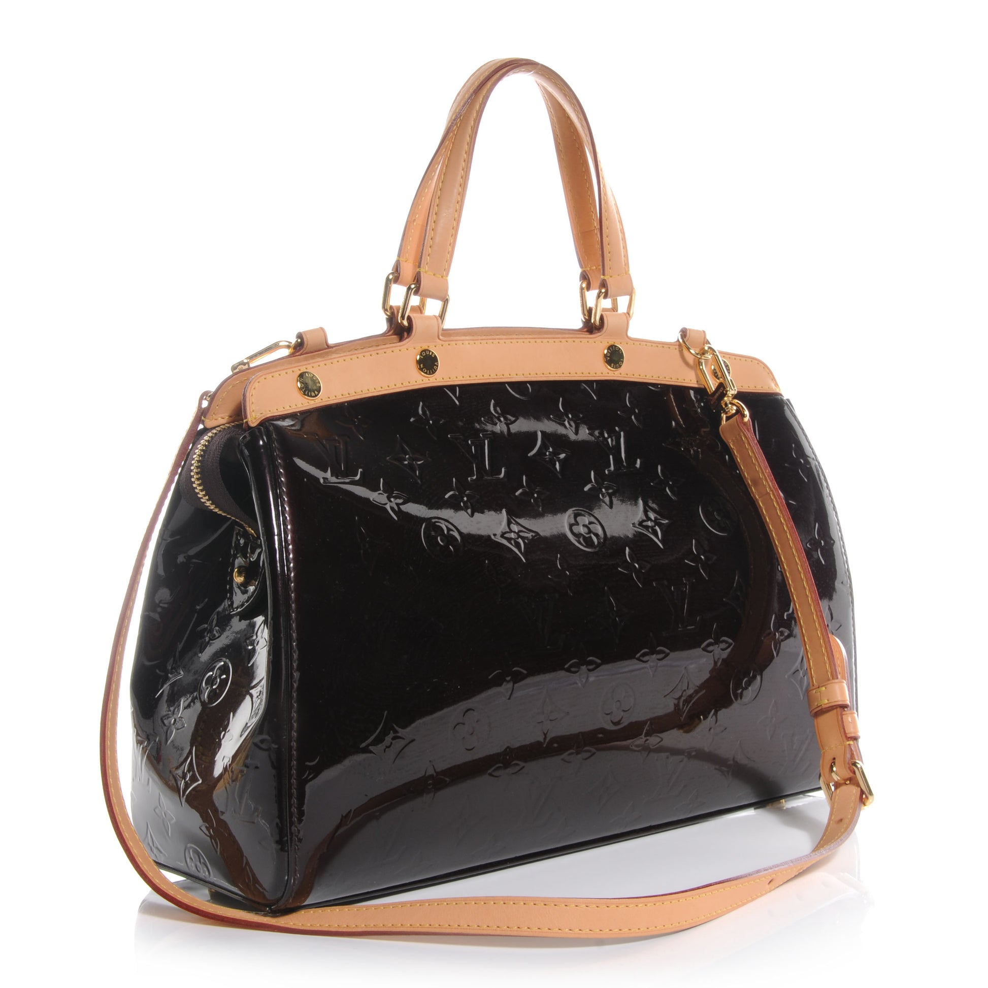 Louis Vuitton Vernis Brea MM Amarante 3 of 8