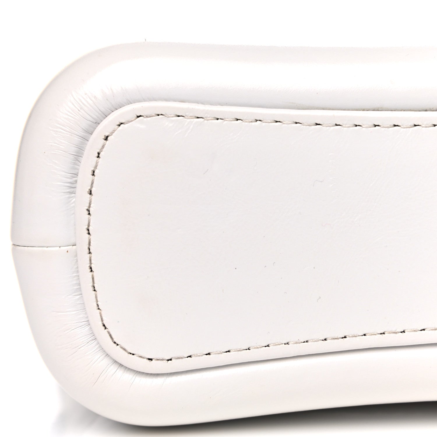 Chanel Aged Calfskin Quilted Small Gabrielle Hobo White 14 of 16