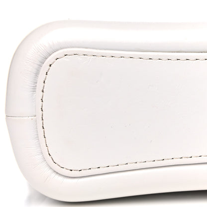 Chanel Aged Calfskin Quilted Small Gabrielle Hobo White 14 of 16