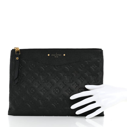 Louis Vuitton Empreinte Daily Pouch Black 2 of 7