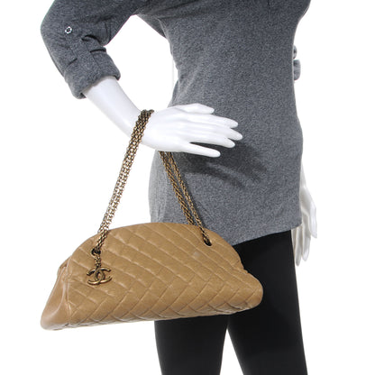Chanel Caviar Quilted Medium Just Mademoiselle Beige 2 of 7