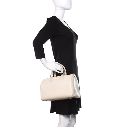 Louis Vuitton Epi Speedy 25 Ivory 2 of 20