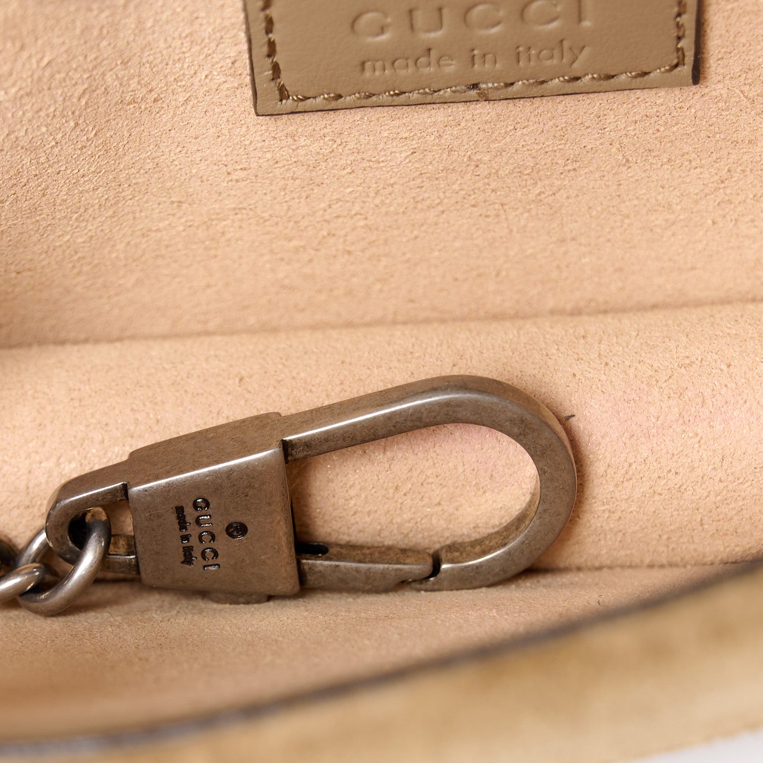 Gucci GG Supreme Monogram Super Mini Dionysus Shoulder Bag Taupe 11 of 12