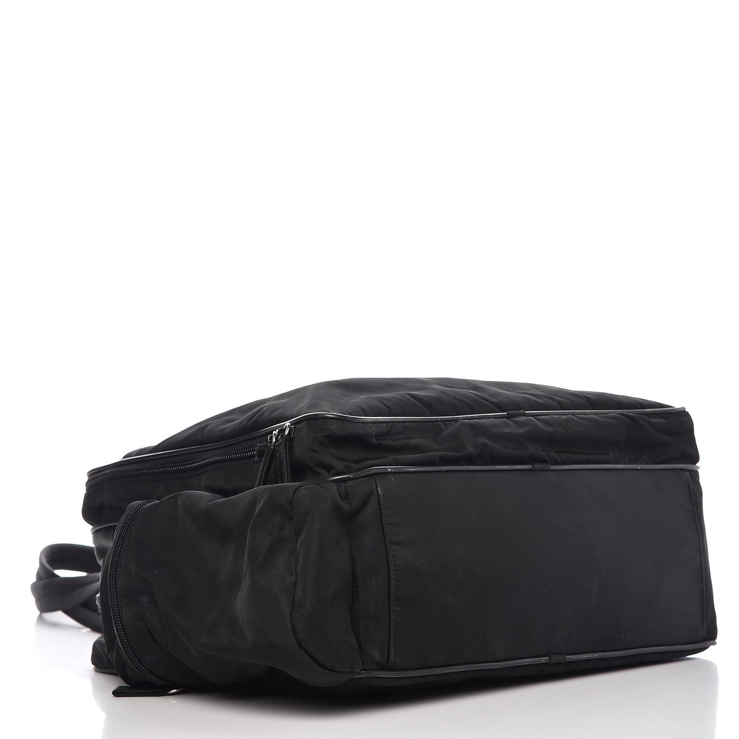 Tessuto Nylon Vela Diaper Bag Black