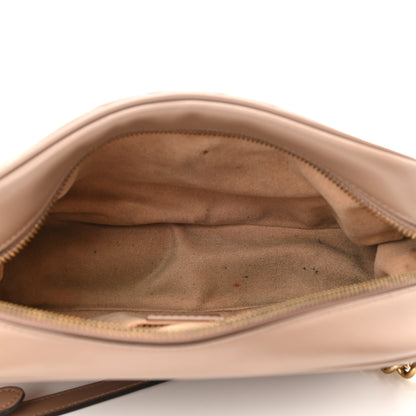 Gucci Calfskin Matelasse Small GG Marmont Chain Shoulder Bag Porcelain Rose 5 of 19