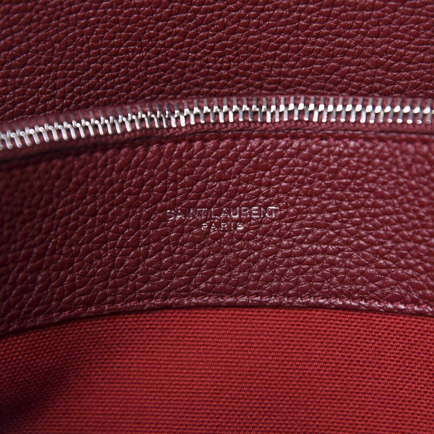 Grained Calfskin Small Supple Sac De Jour Dark Pallisandre