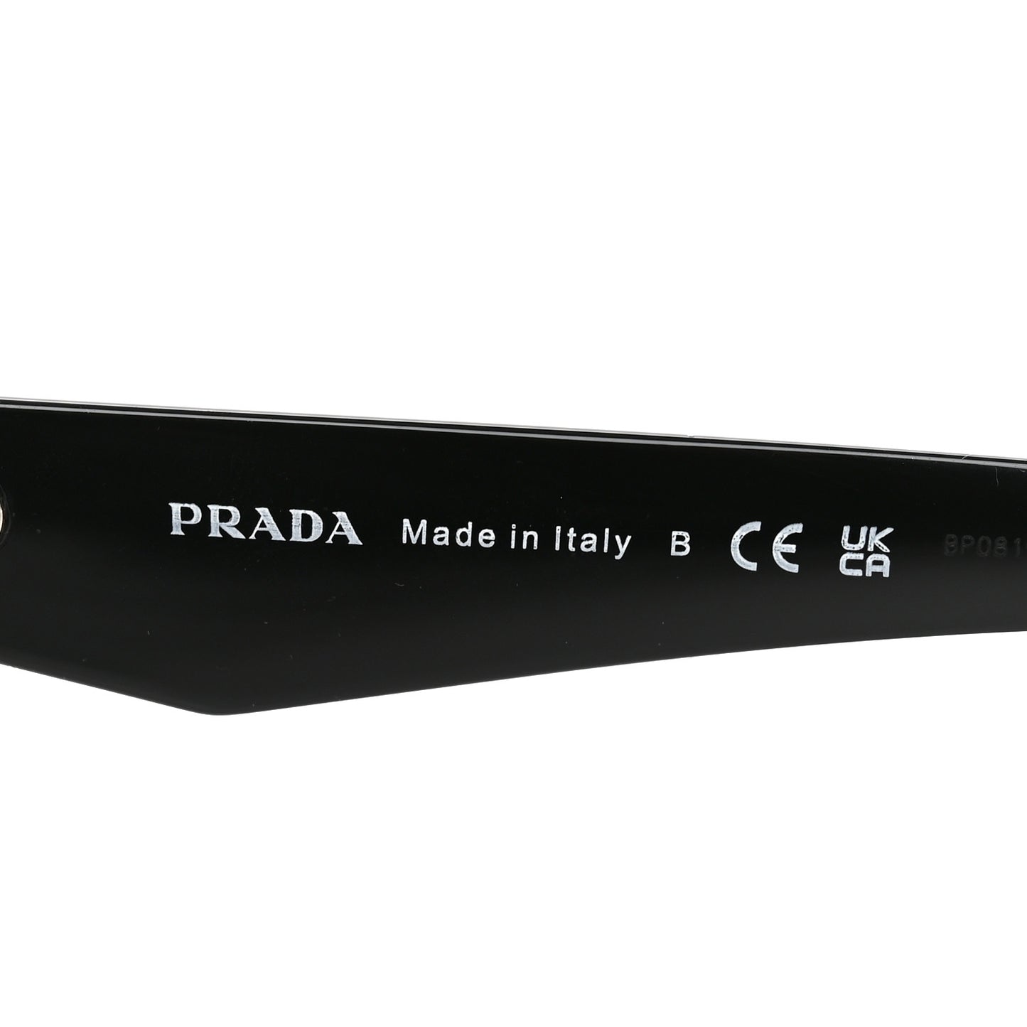Acetate Oval Sunglasses SPR 26Z Black