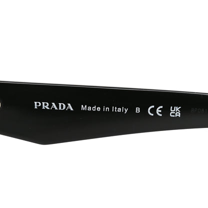 Prada Acetate Oval Sunglasses SPR 26Z Black 5 of 6