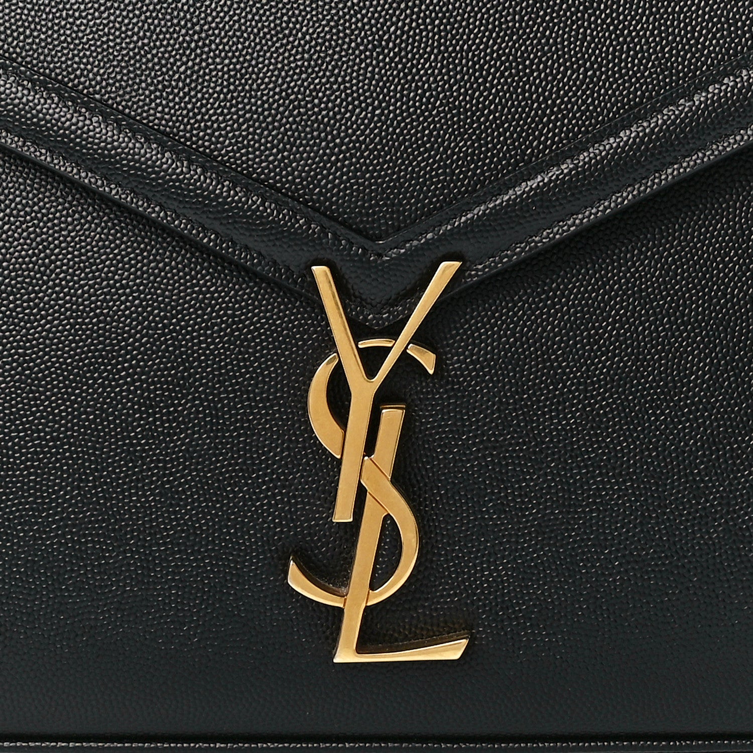 Saint Laurent Grain de Poudre Medium Classic Monogram Cassandra Top Handle Black Rouge Legion 9 of 12