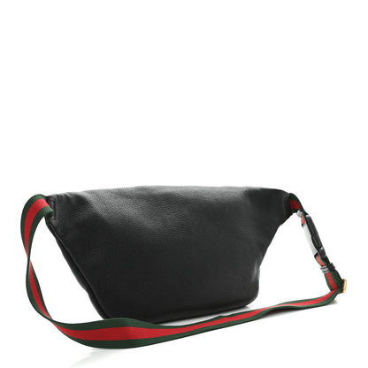 Gucci Grained Calfskin Logo Belt Bag Black 3 of 9