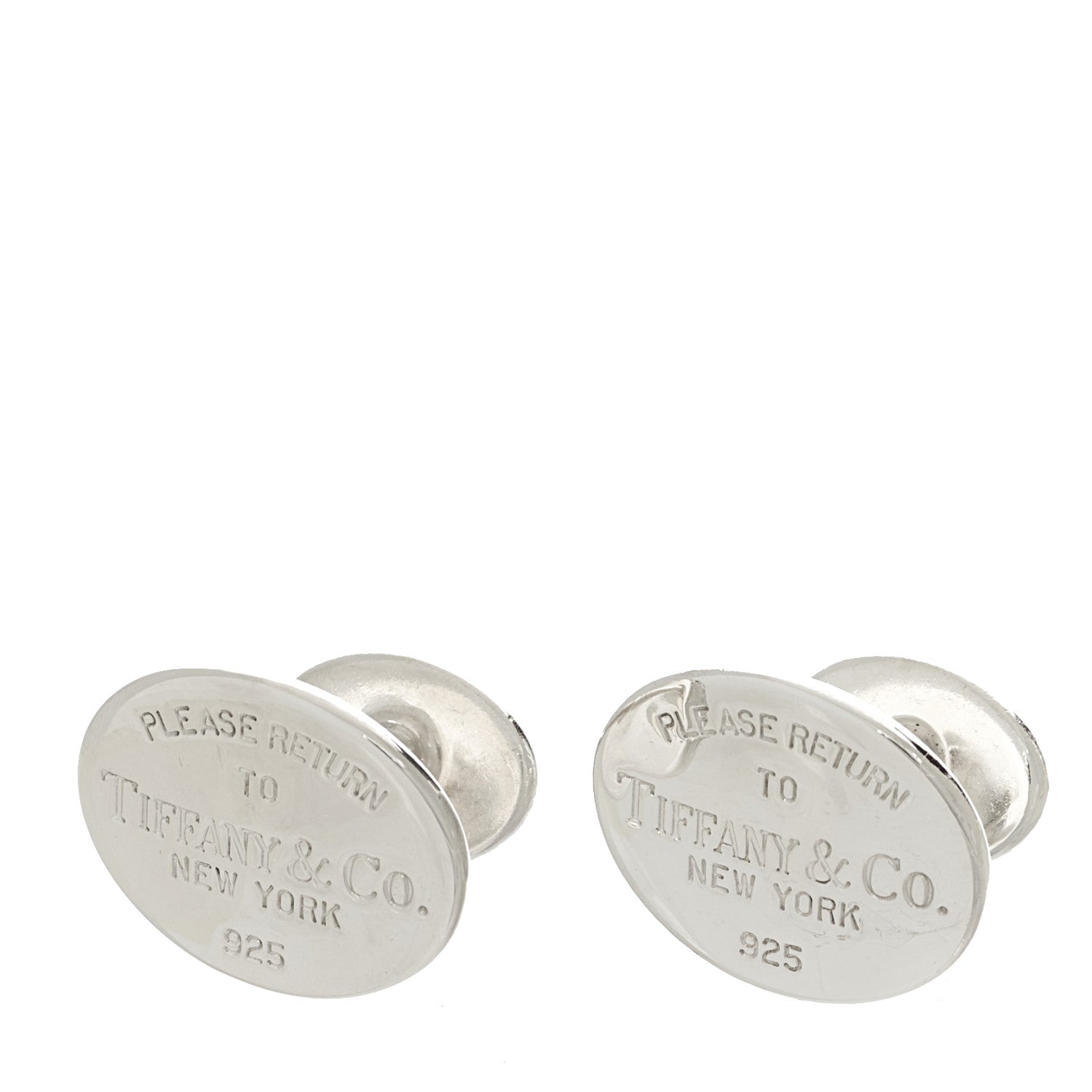 Tiffany Sterling Silver Return To Tiffany Cufflinks 2 of 5