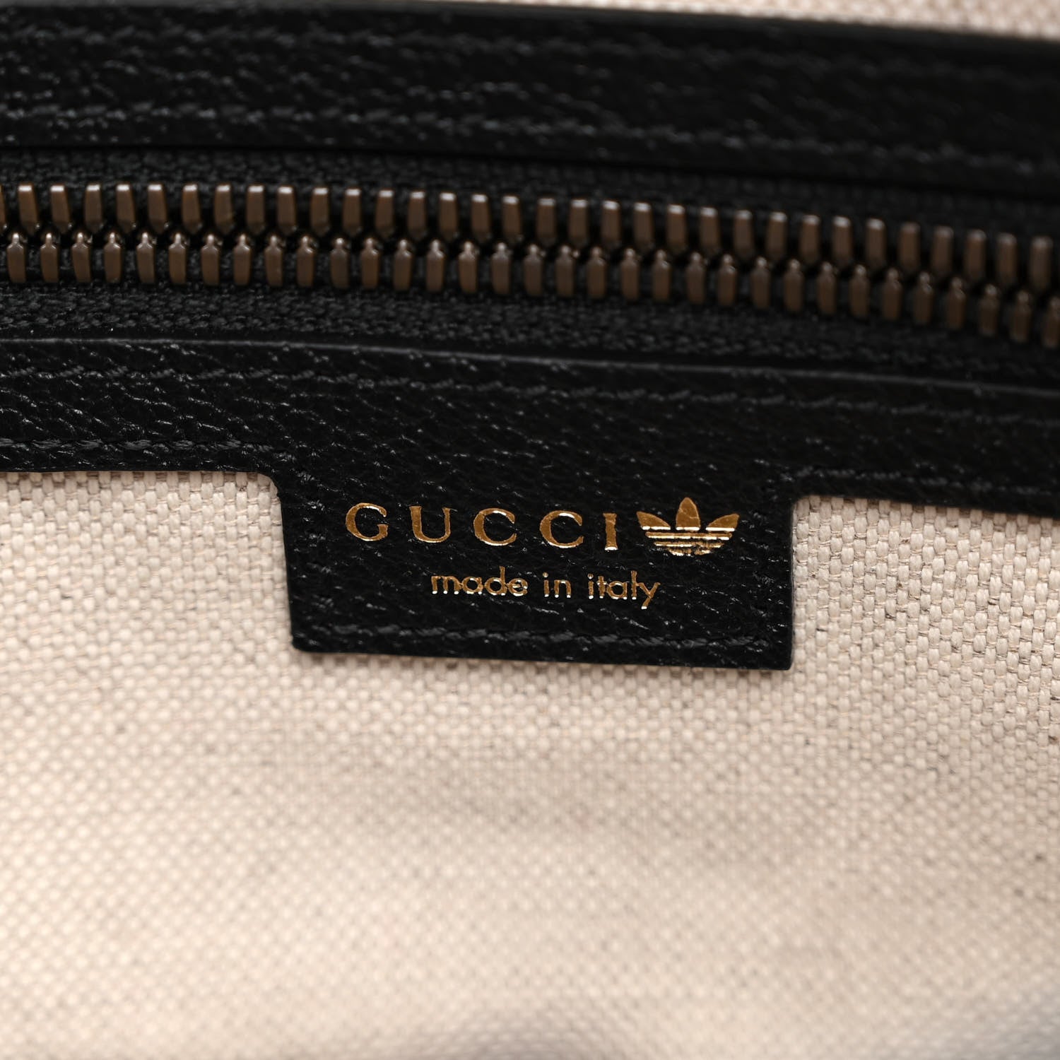 Gucci X ADIDAS Crystal Vintage Monogram Textured Dollar Calfskin Web Trefoil Logo Small Messenger Bag Hibiscus Red Off White Black 6 of 9