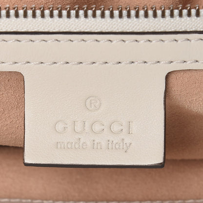 Gucci Calfskin Matelasse Large GG Marmont Shoulder Bag Mystic White 10 of 13