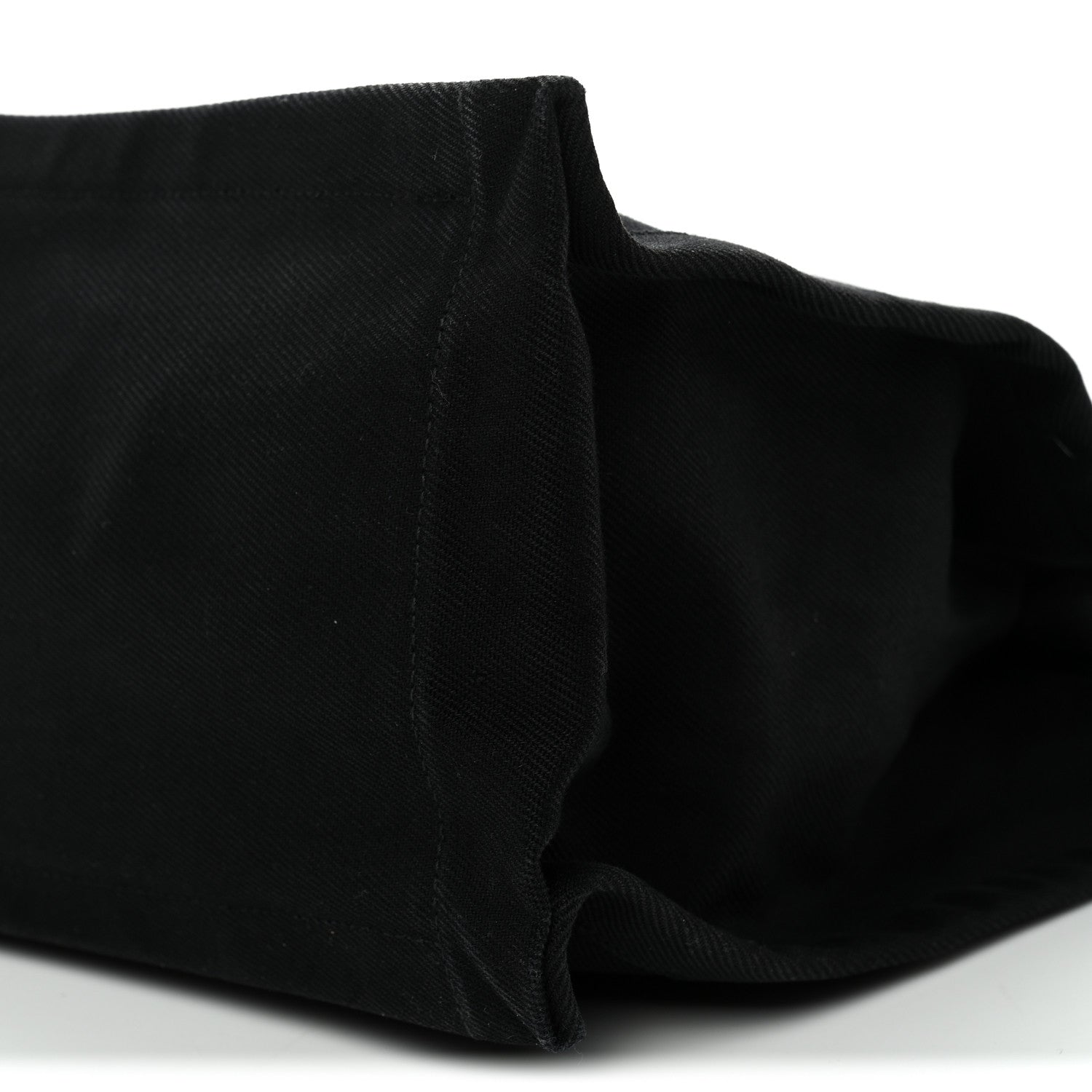 Saint Laurent Linen Calfskin Rive Gauche Tote Black 19 of 25