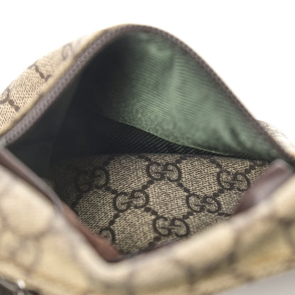 Gucci GG Plus Monogram Double Pocket Belt Bag Dark Brown 7 of 12