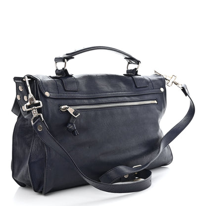 Proenza Schouler Lambskin Medium PS1 Satchel Midnight 3 of 17