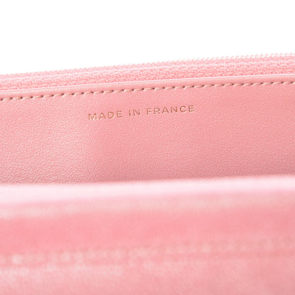 Chanel Iridescent Caviar Quilted Wallet on Chain WOC Rose Pink 7 of 11