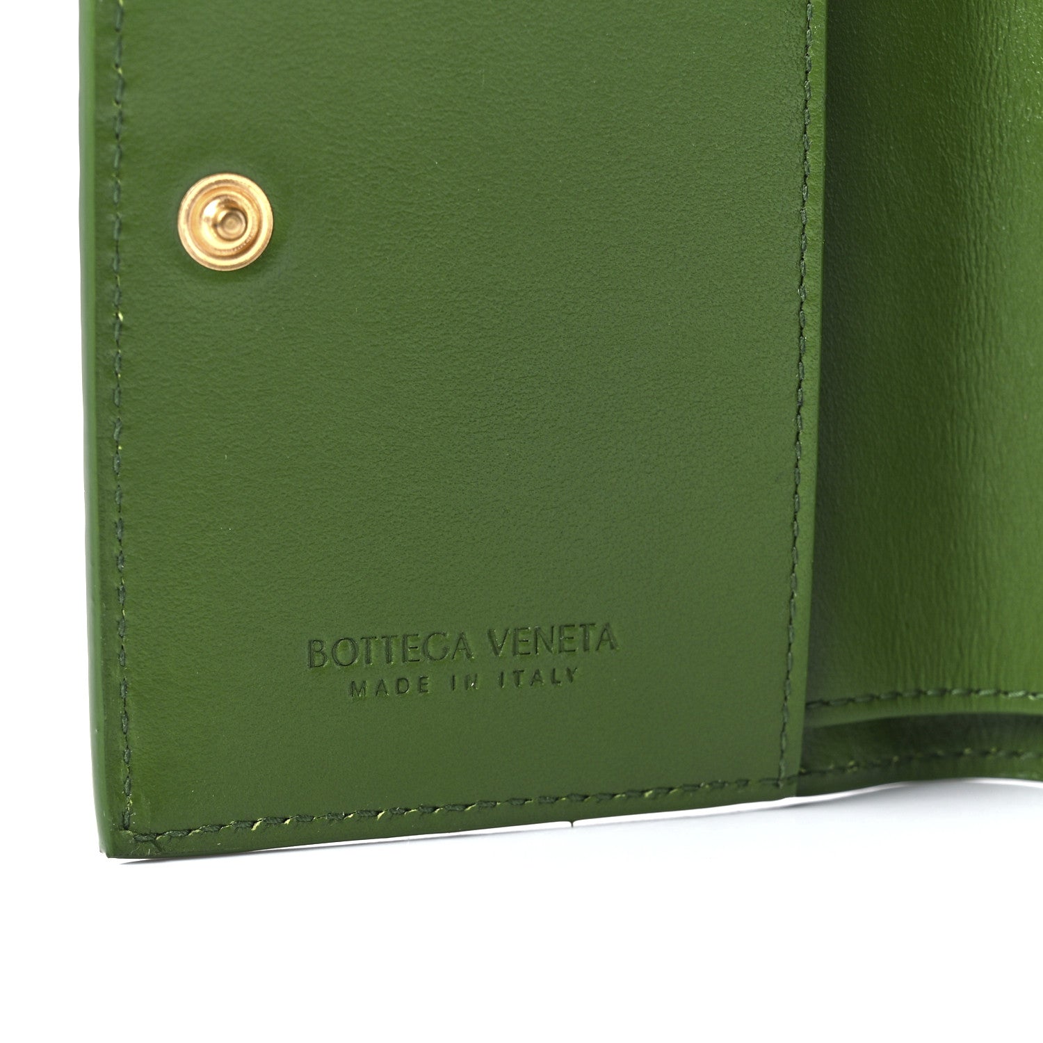 Bottega Veneta Nappa Intrecciato Card Holder Green 7 of 14
