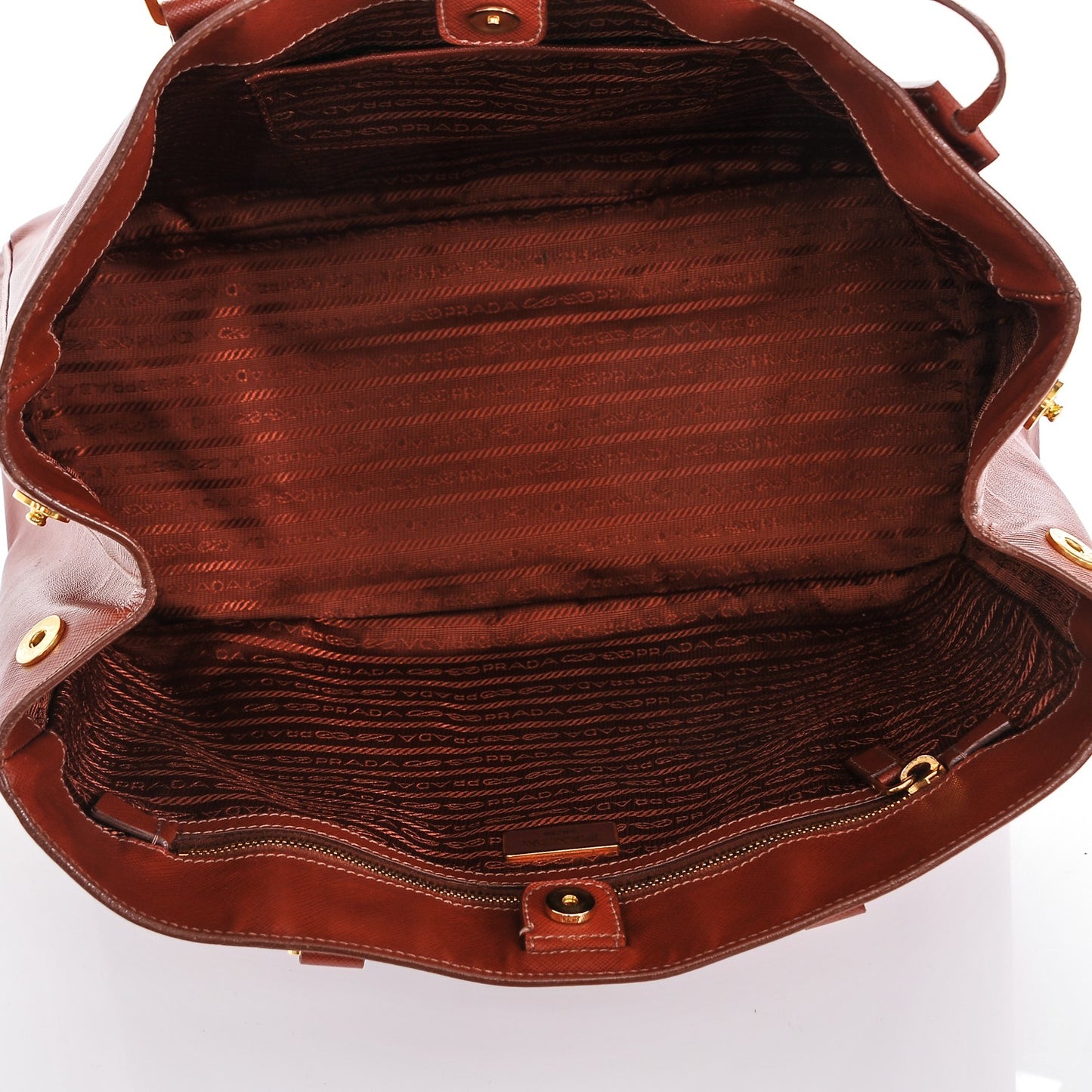 Saffiano Lux Large Tote Bacca