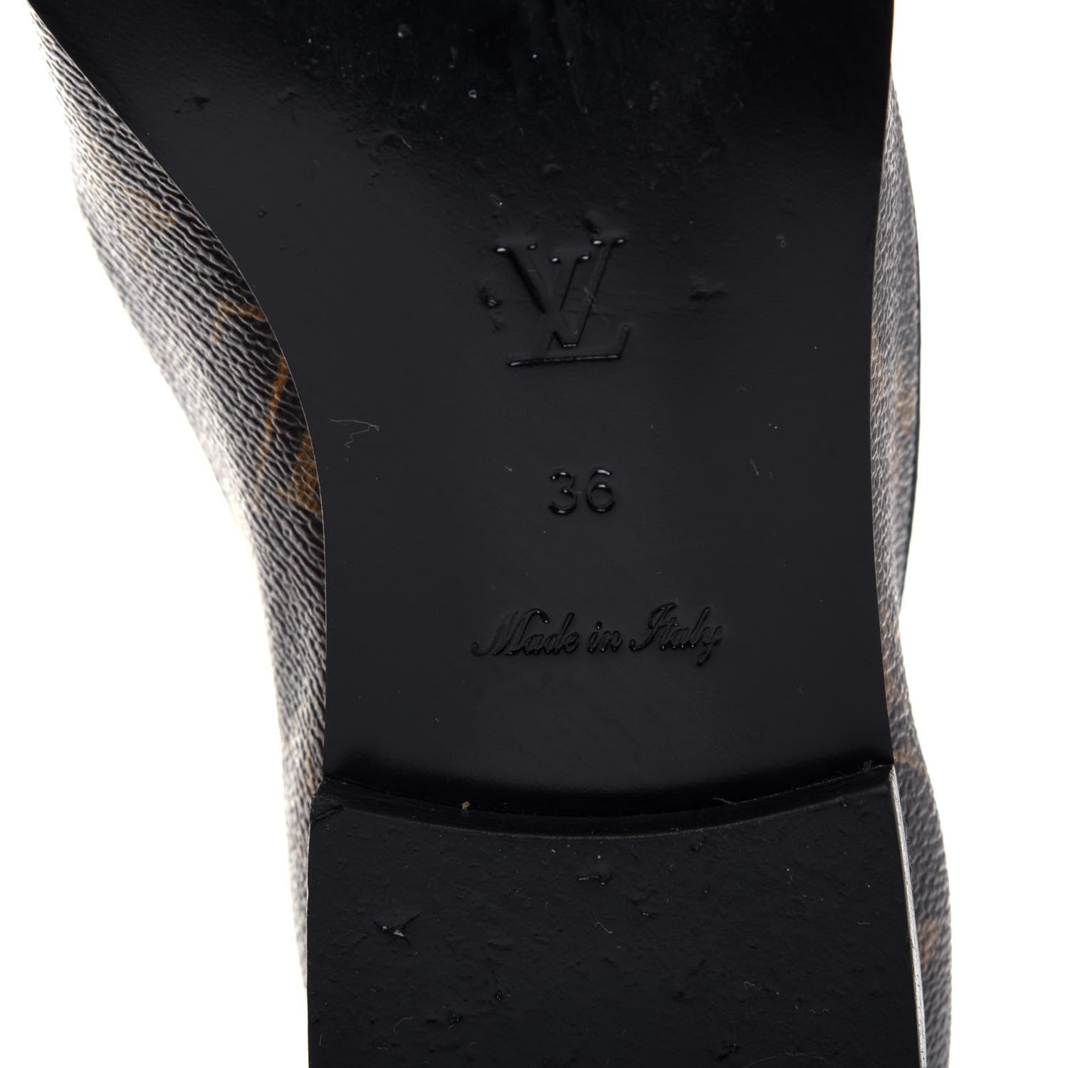 Louis Vuitton Monogram Society Loafers 36 6 of 9
