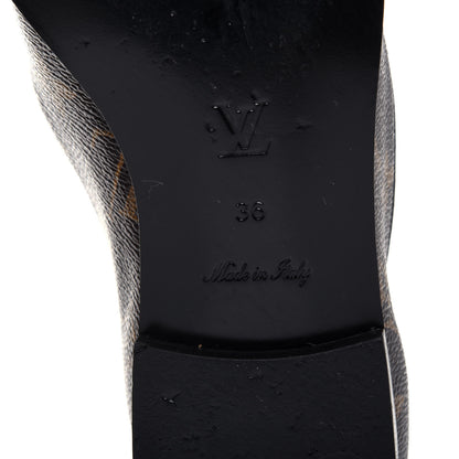 Louis Vuitton Monogram Society Loafers 36 6 of 9