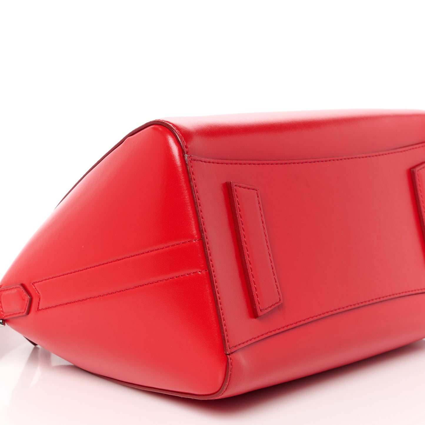 Shiny Lord Calfskin Small Antigona Medium Red