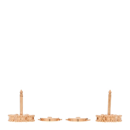 Van Cleef & Arpels 18K Rose Gold Carnelian Sweet Alhambra Earrings 3 of 5