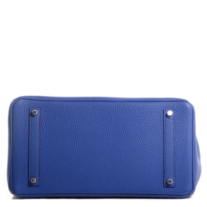 Hermes Togo Birkin 35 Bleu Electrique 5 of 29