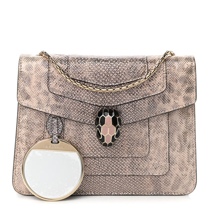 Bulgari Karung Serpenti Forever Crossbody White Agate 1 of 9