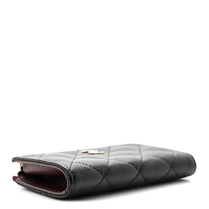 Chanel Caviar Quilted Zipped Key Holder Case Black 4 of 8