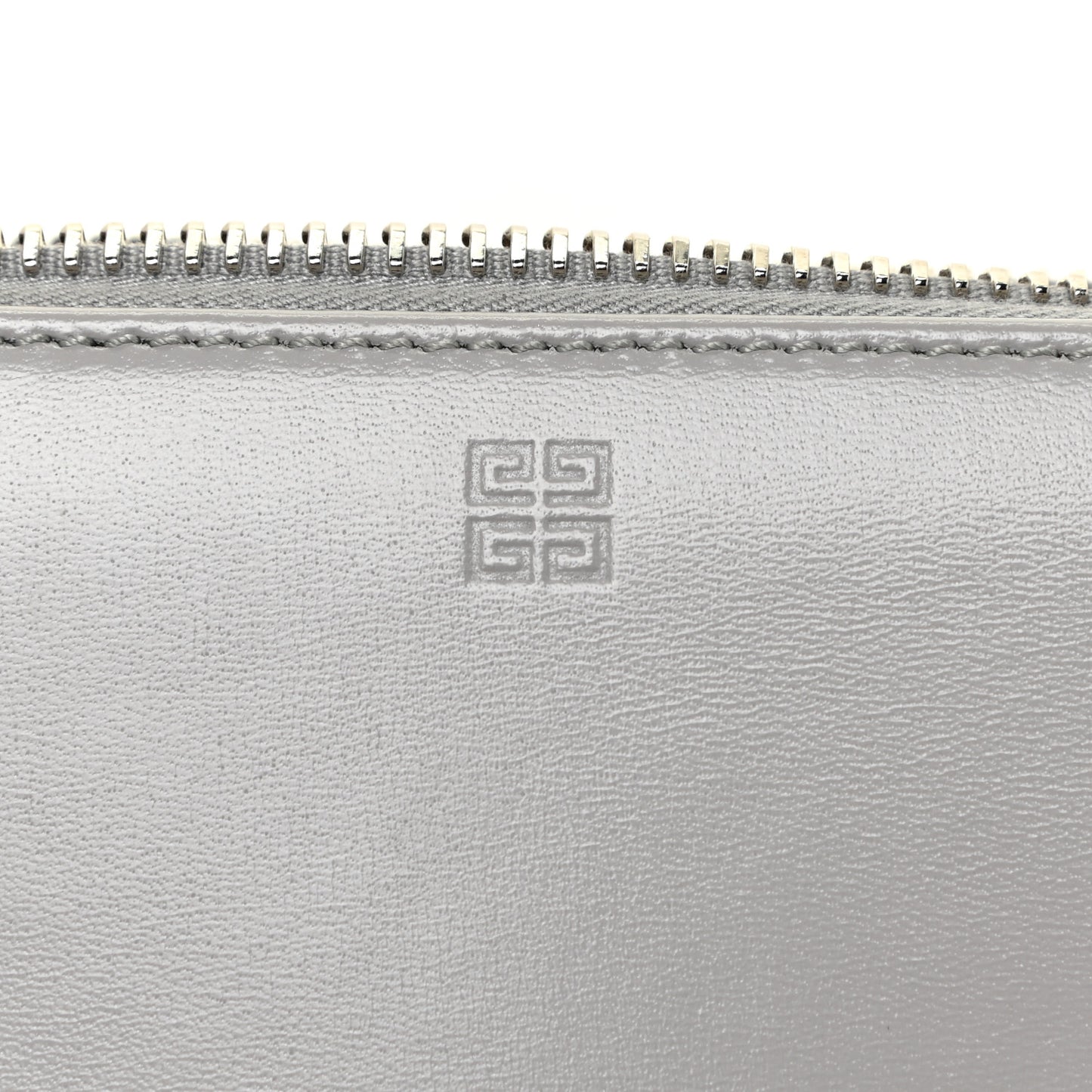 Sugar Goatskin Nano Antigona Pearl Grey