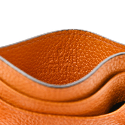 Gucci Grainy Calfskin Zumi Card Holder Sun Oil 6 of 6