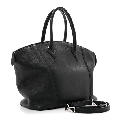 Louis Vuitton Veau Cachemire Soft Lockit PM Black 3 of 15