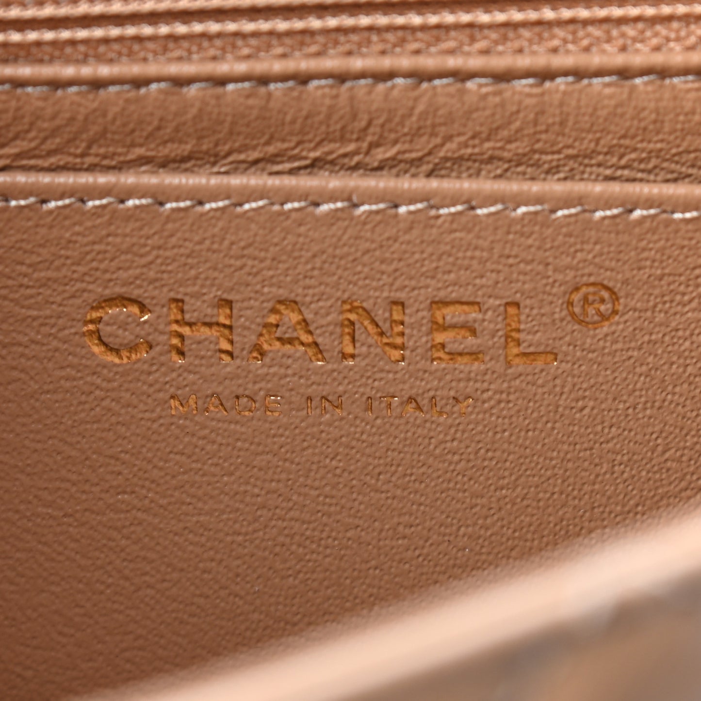 Aged Calfskin Quilted 2.55 Reissue Mini Flap Beige