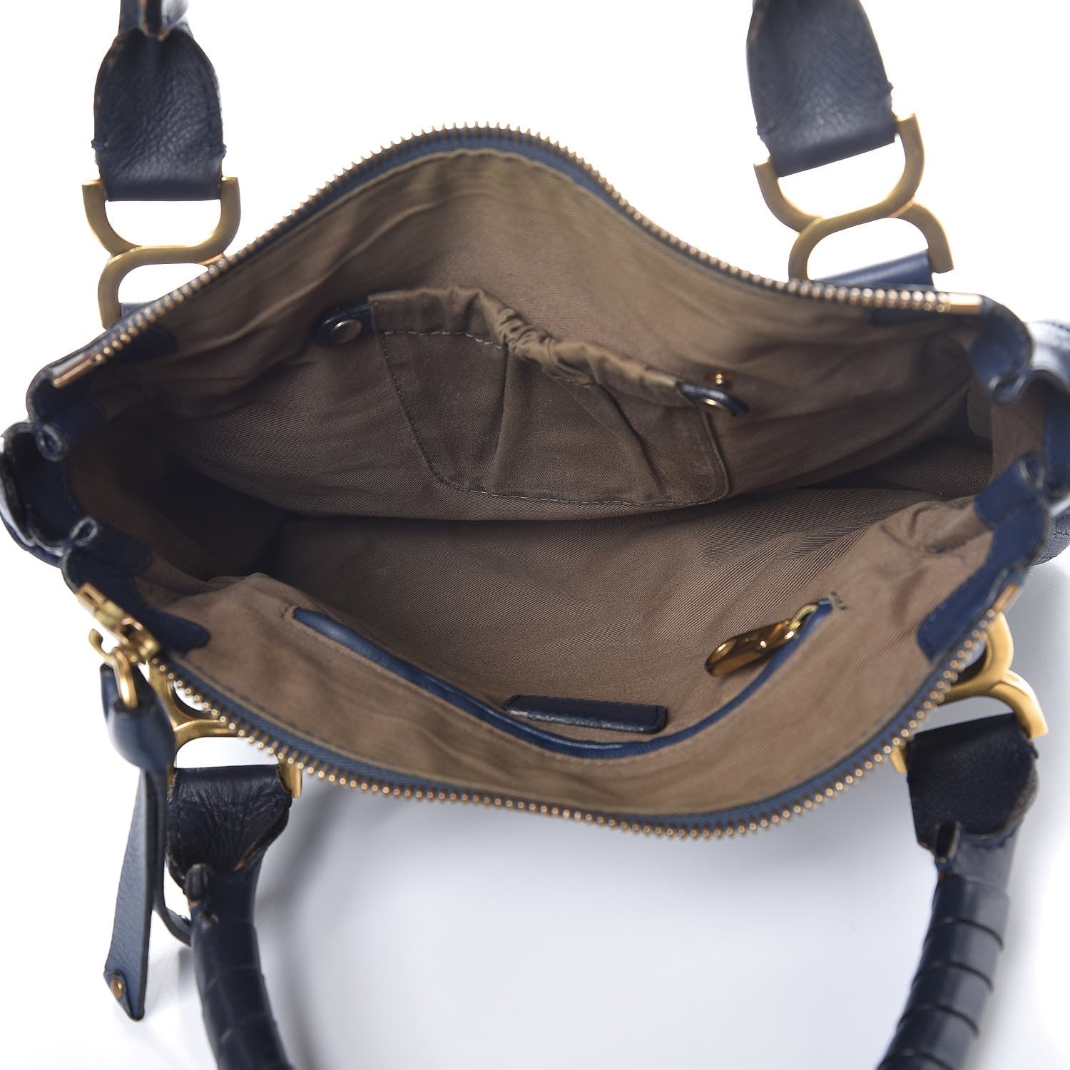 Chloe Calfskin Medium Marcie Satchel Teal 5 of 13