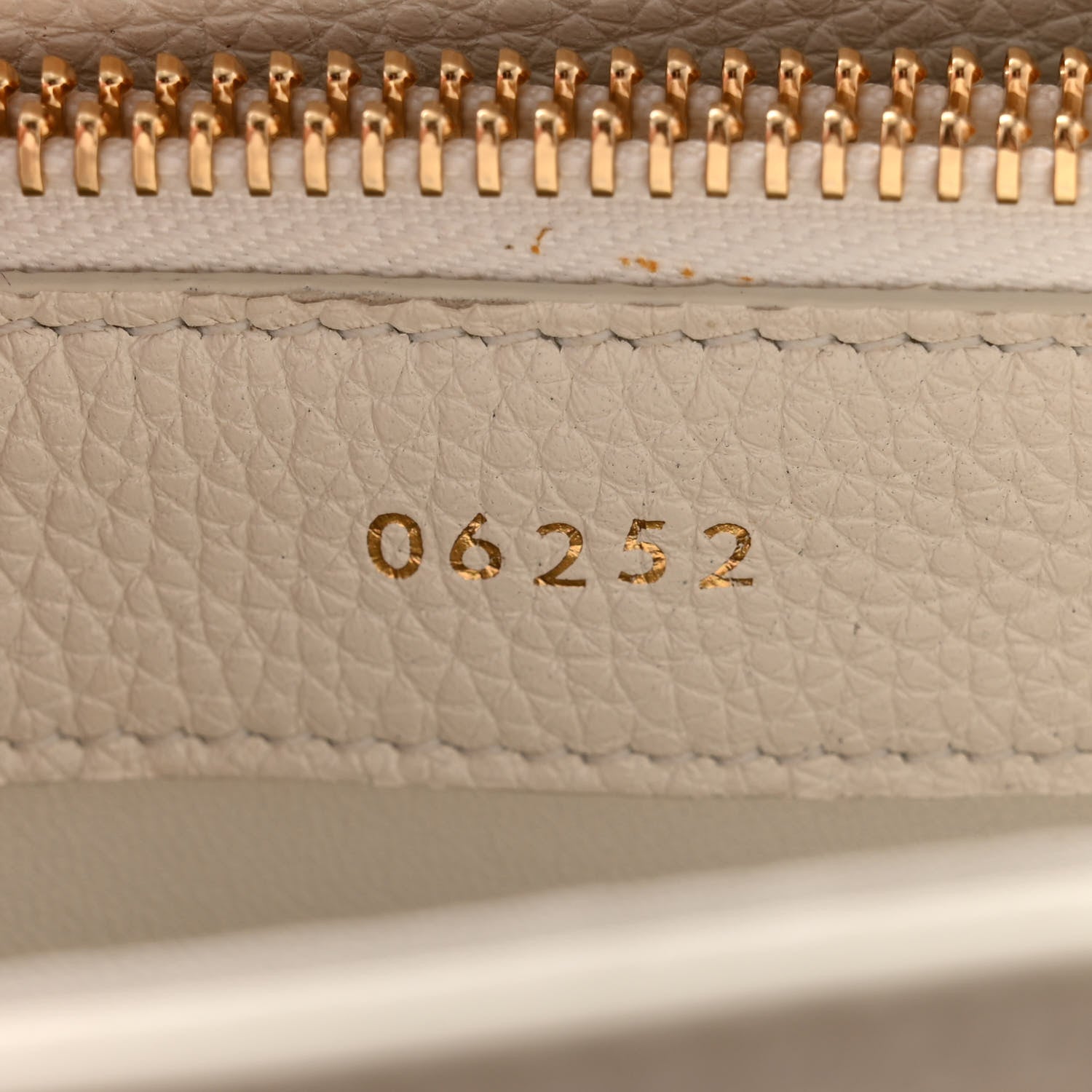 Celine Grained Calfskin Small 16 Top Handle Bag White 7 of 11