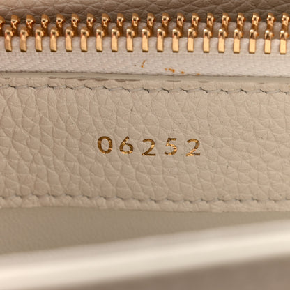 Celine Grained Calfskin Small 16 Top Handle Bag White 7 of 11