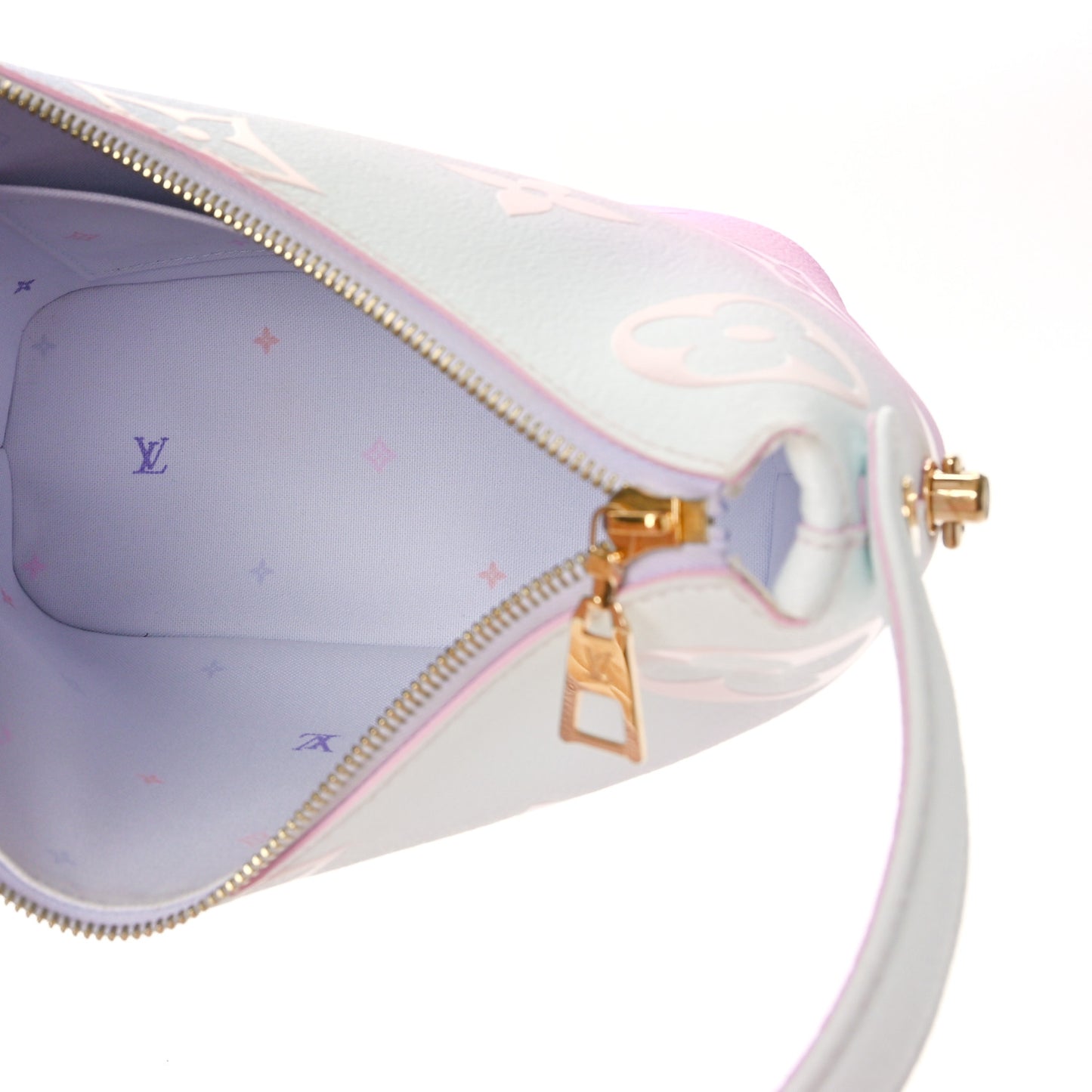 Monogram Giant Spring In The City Marshmallow Hobo PM Sunrise Pastel