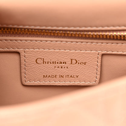 Christian Dior Calfskin Cannage Small Caro Bag Rose De Vents 6 of 11